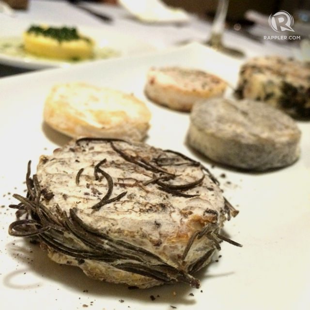 CHEESE. The platter was served right after a filling dinner, but still impossible to skip. Photo by Tiffany Jillian Go/Rappler  