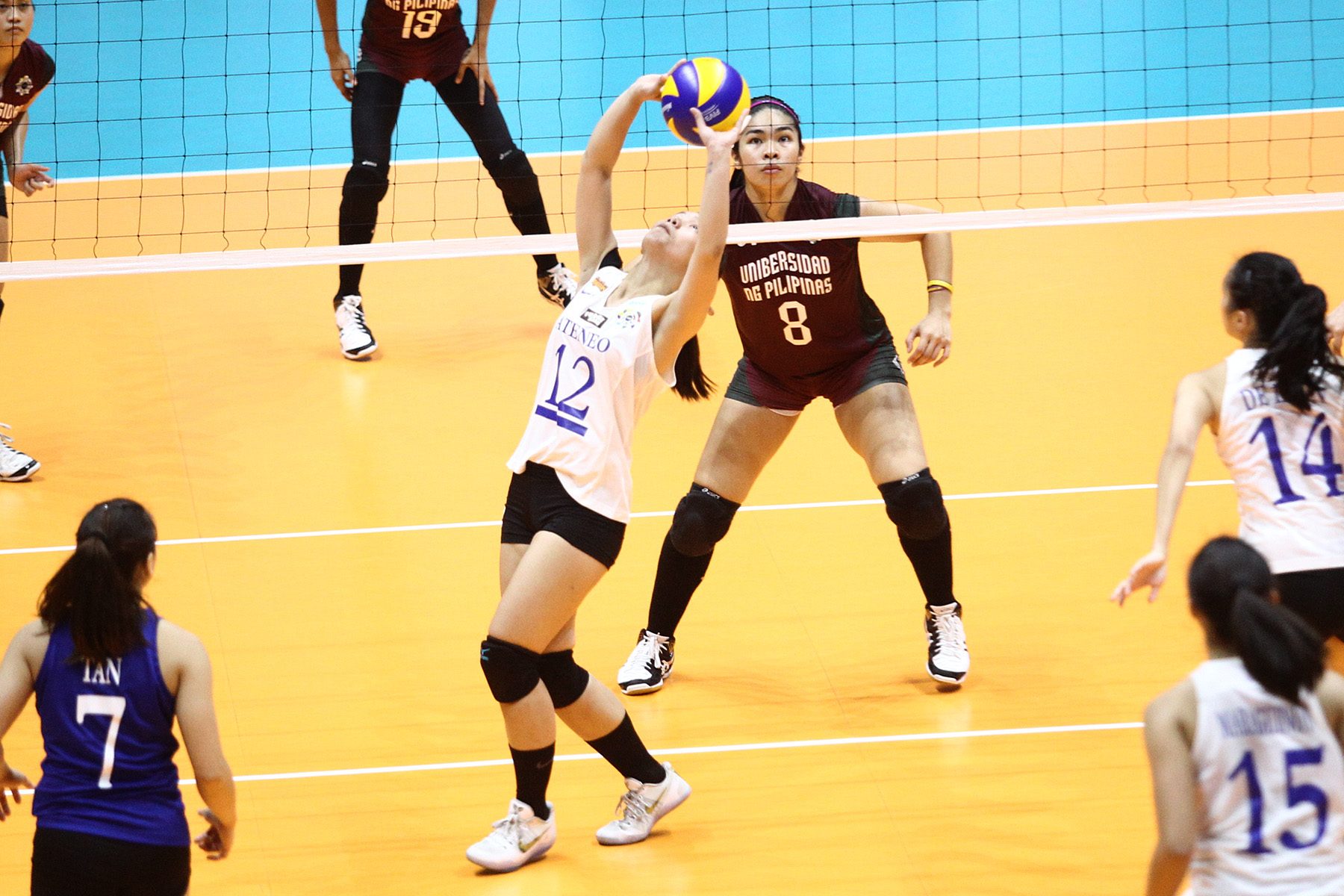 Ateneo Lady Eagles snap UP Lady Maroons’ win streak in straight sets