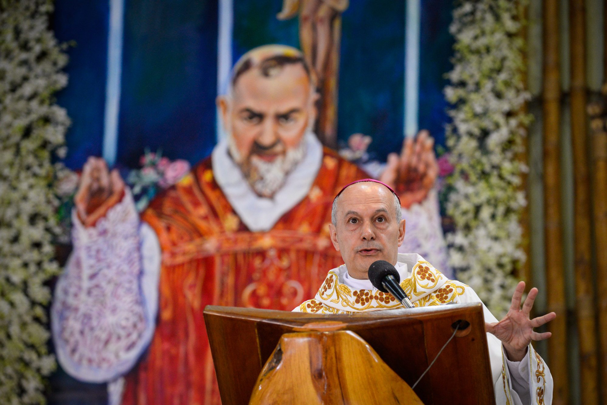 ‘You are not alone in your suffering,’ papal nuncio assures Padre Pio devotees