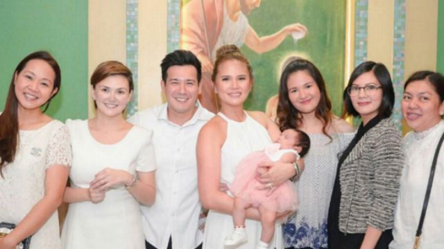 IN PHOTOS: John Prats, Isabel Oli’s daughter Lilly Feather’s christening