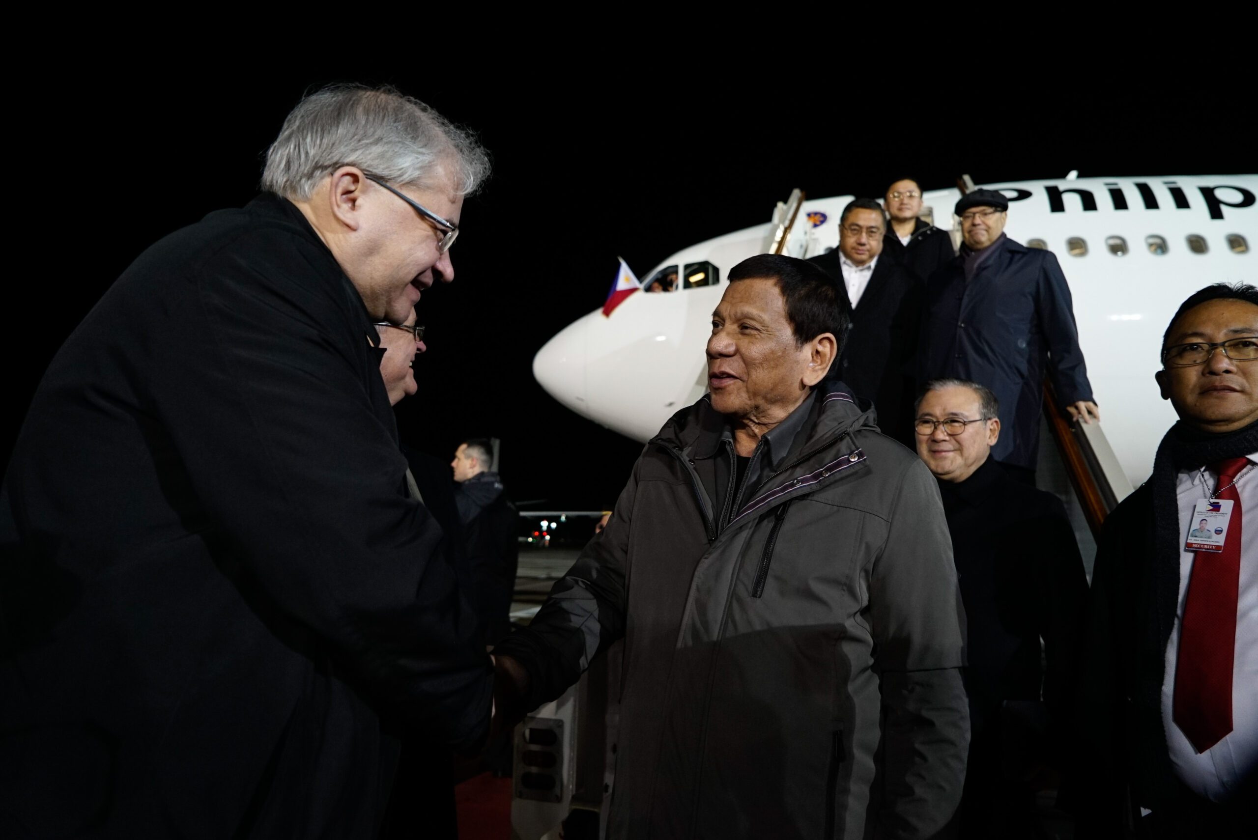 Duterte arrives in Russia for second visit