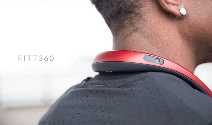 This wearable neckband records hands-free 360-degree videos