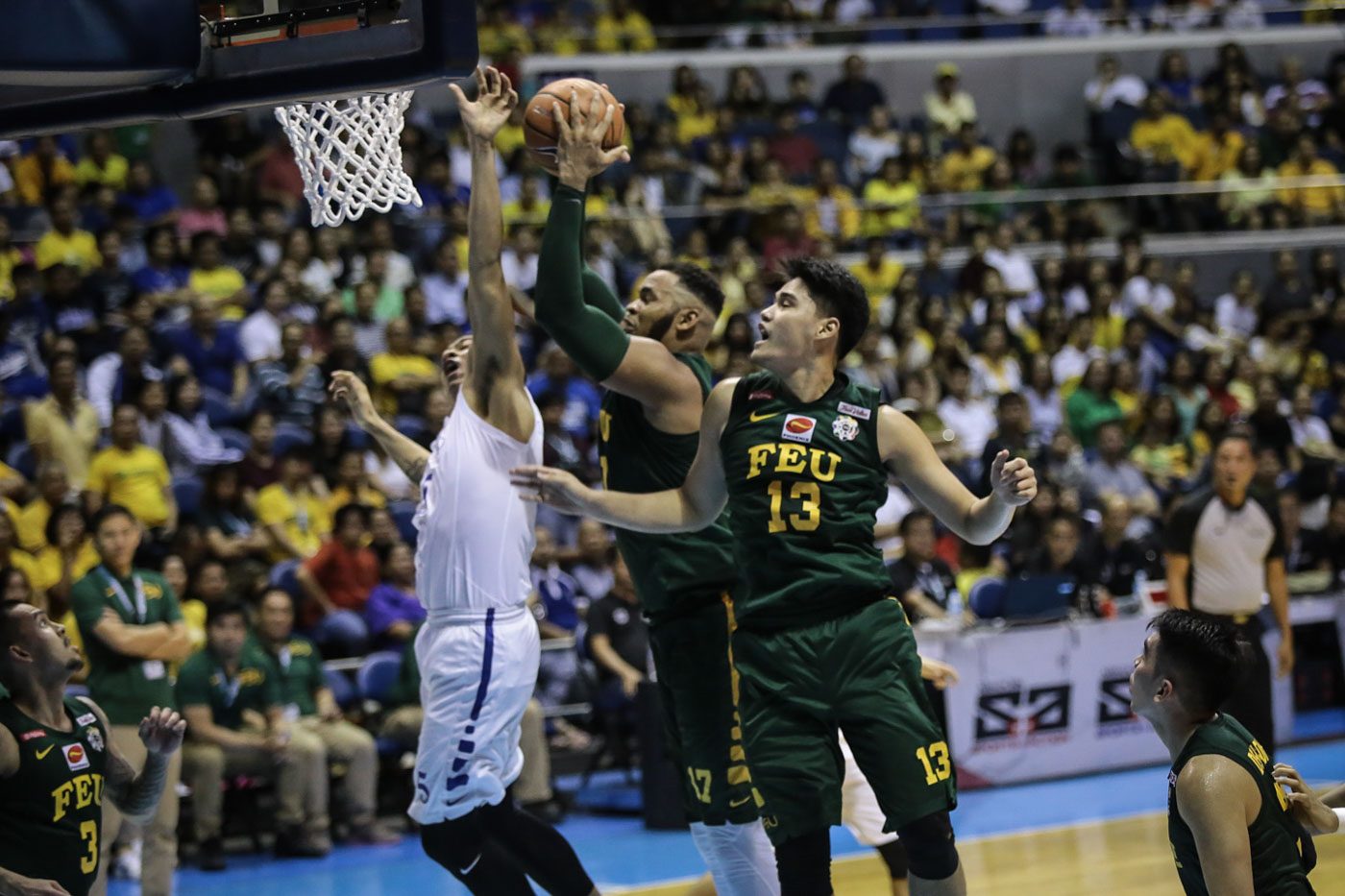 Former Eagles Racela, Tolentino and Cani come up big in FEU’s surprise drubbing of Ateneo