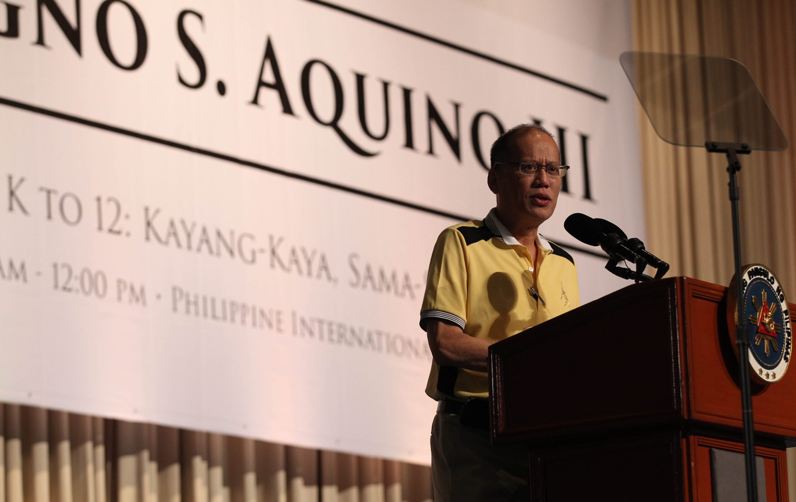 Aquino: ‘Don’t think of K to 12 as a burden’