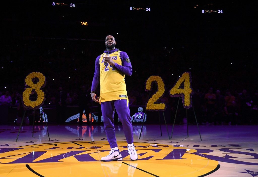 WATCH: LeBron honors Kobe in moving pregame speech