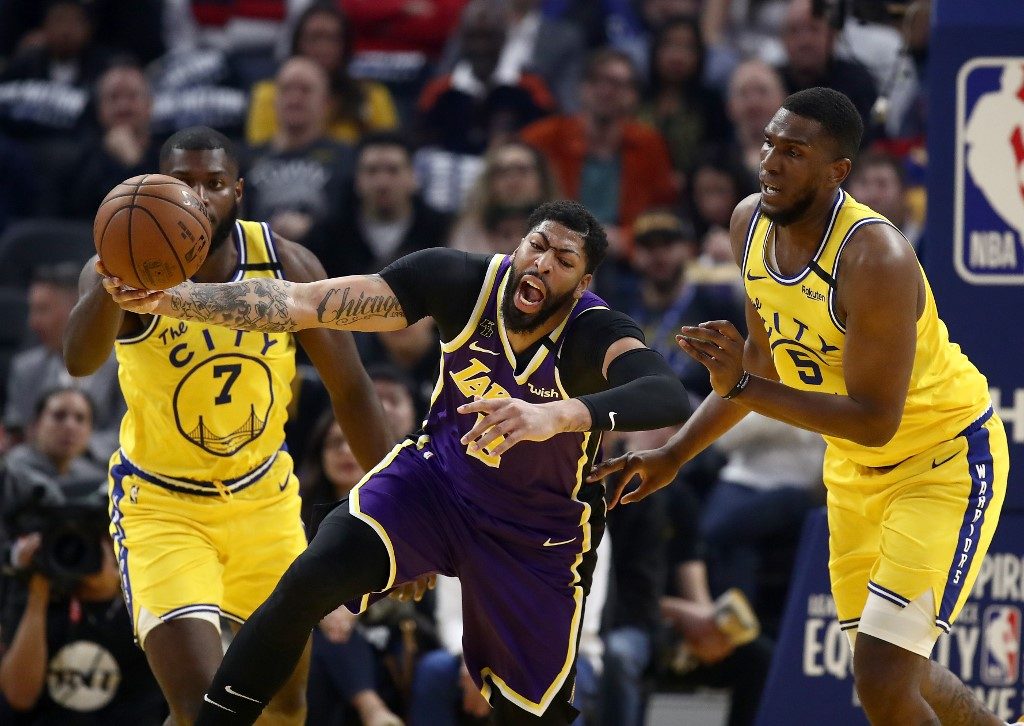 LeBron-less Lakers dump spiraling Warriors