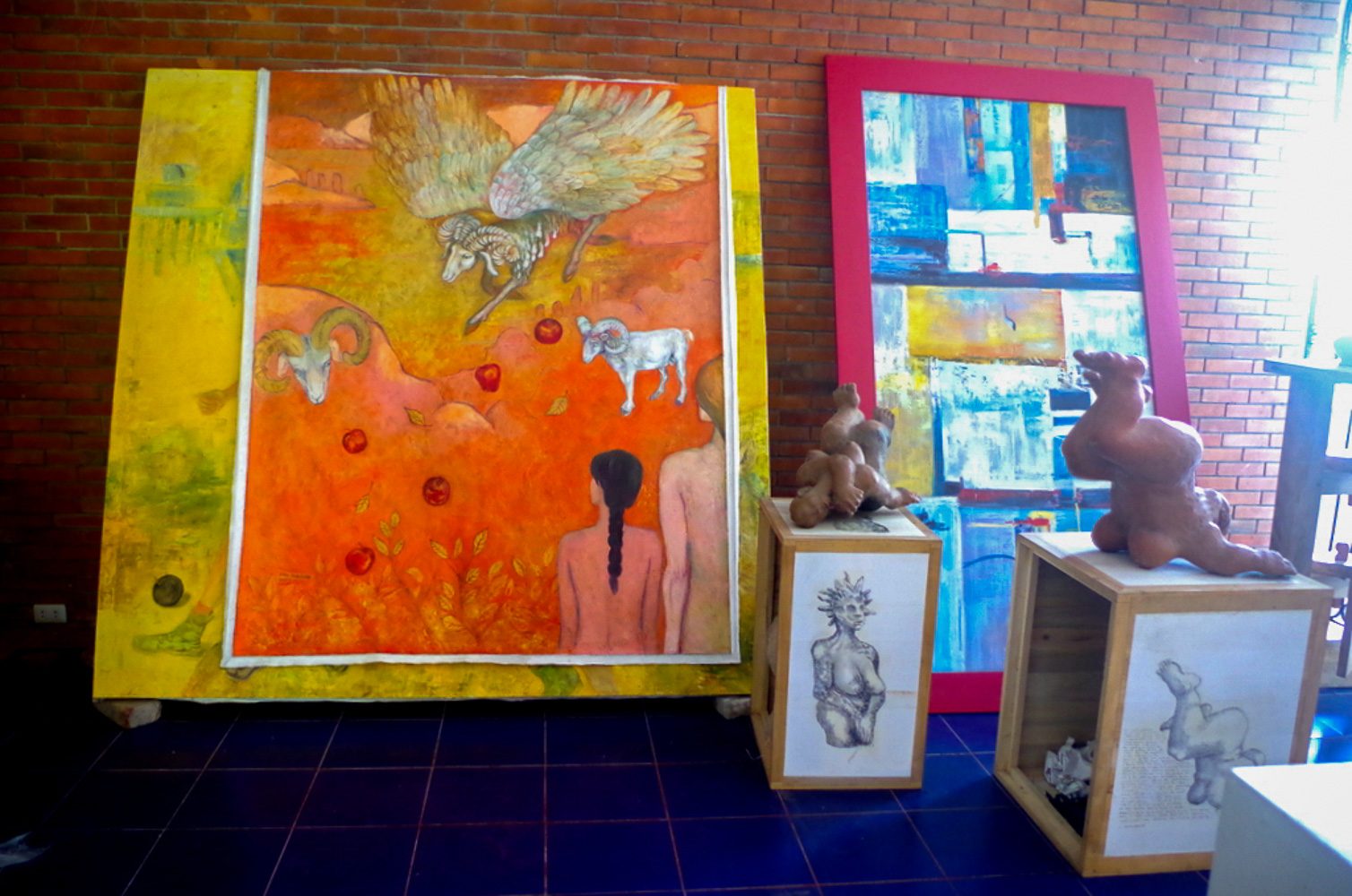 Mariyah Gallery. Paintings by Kitty Taniguchi 