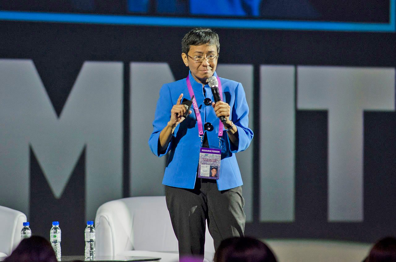 TAPPING SOCIAL MEDIA. Rappler CEO Maria Ressa says social media and technology combine for social good in Rappler. Photo by Rob Reyes/Rappler  