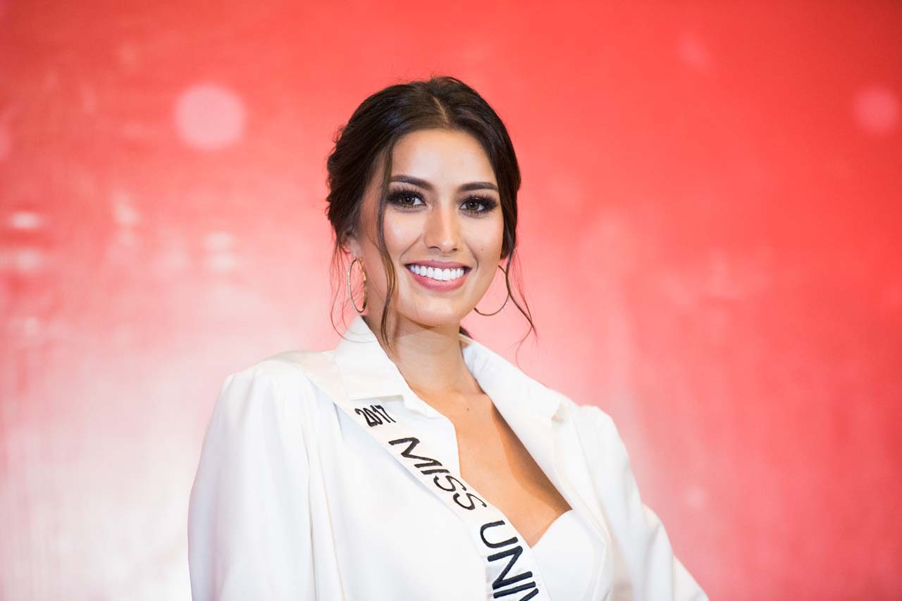 Miss Universe Philippines 2017 Rachel Peters during her send-off at Novotel. Photo by Martin San Diego/Rappler 
