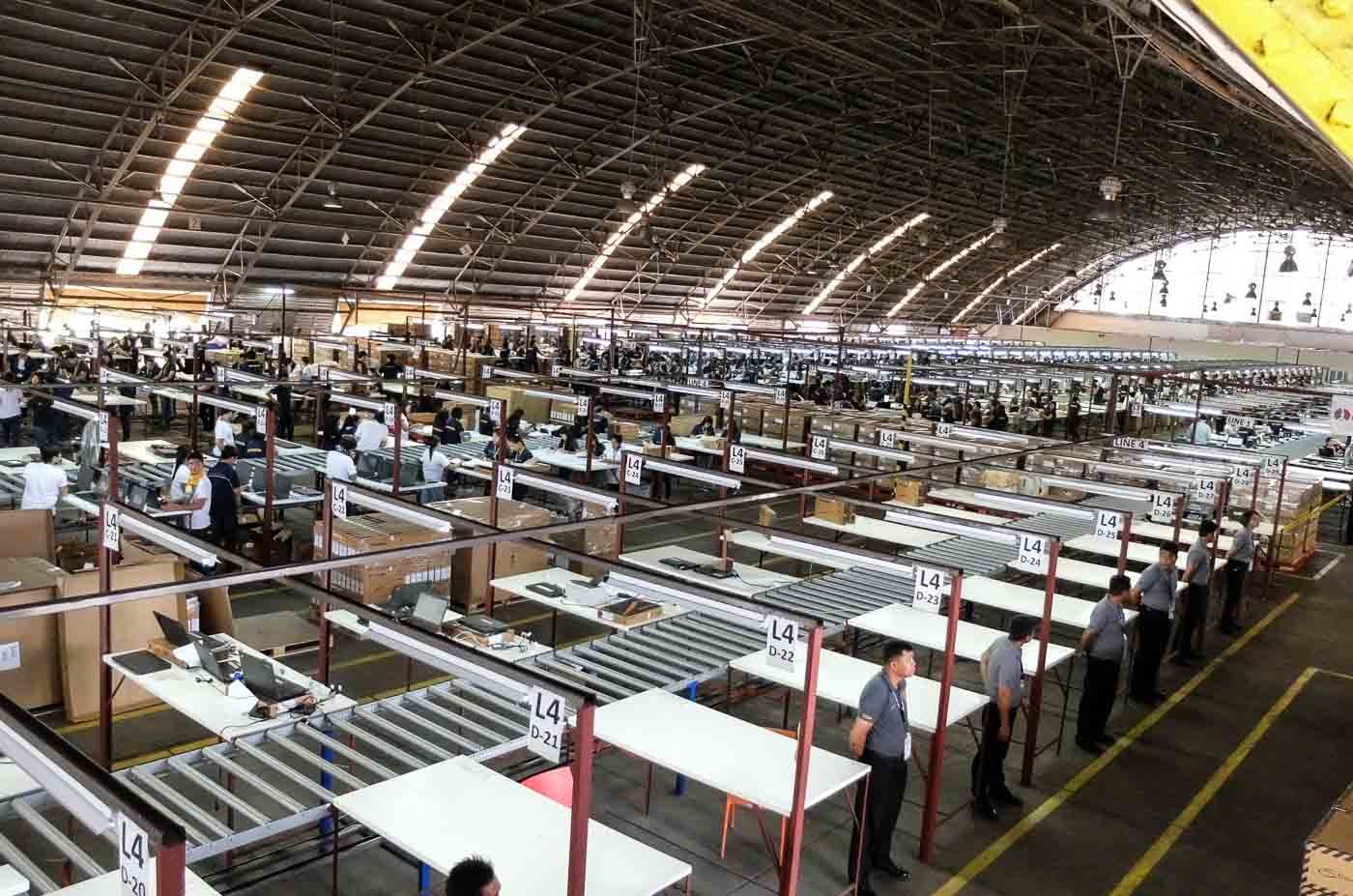 IN PHOTOS: Comelec’s voting machines warehouse in Laguna