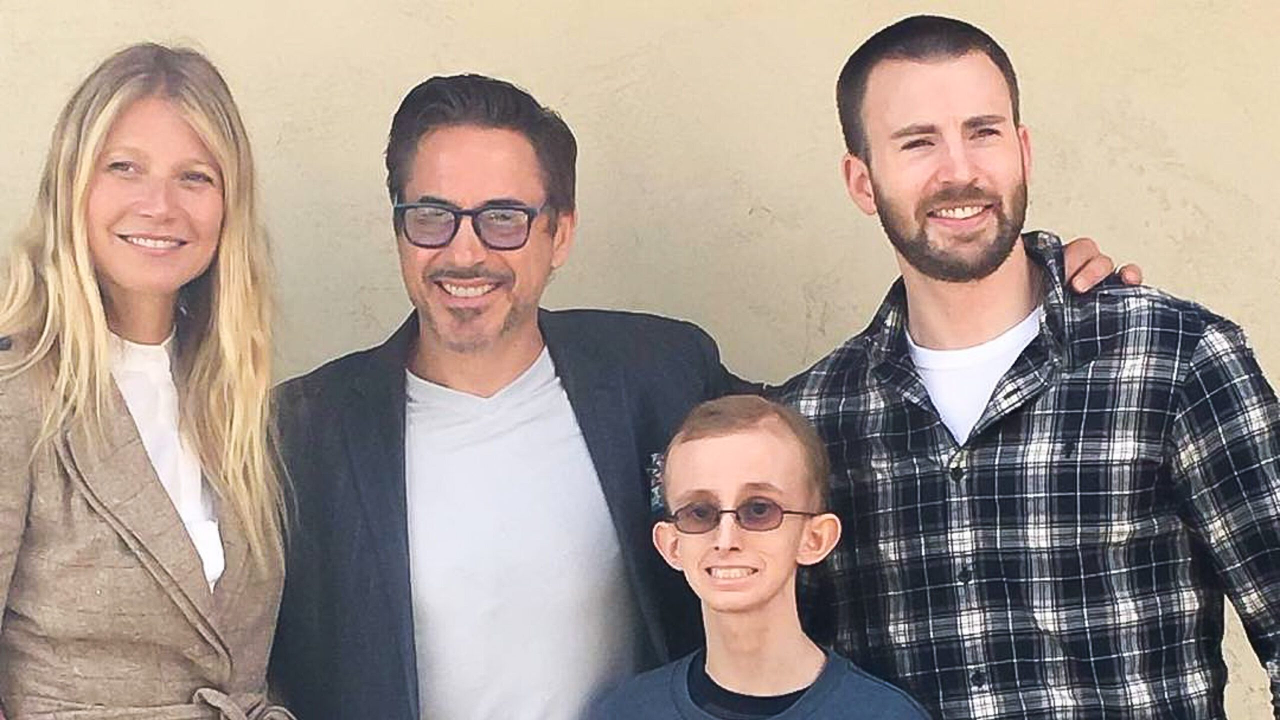 Chris Evans, Robert Downey Jr, Gwyneth Paltrow visit ‘Avengers’ fan fighting cancer