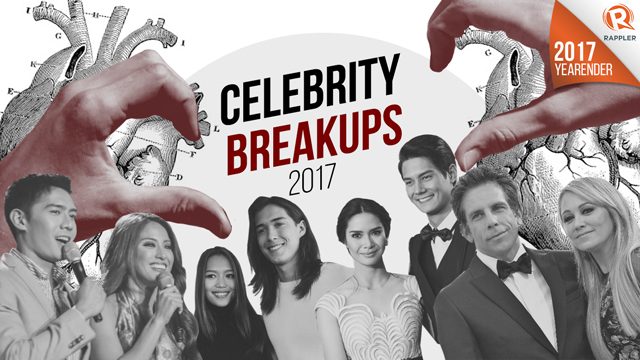 RAPPLER 2017: The celebrity breakups