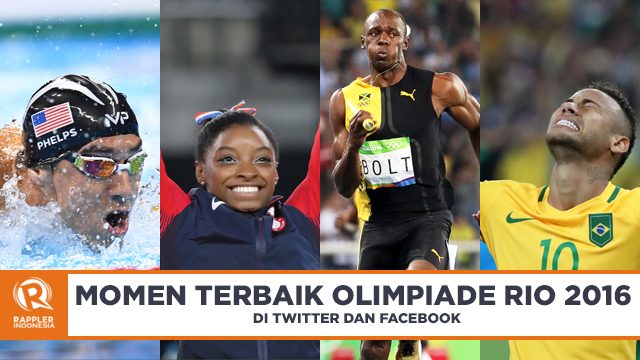 Semarak Olimpiade Rio 2016 di media sosial