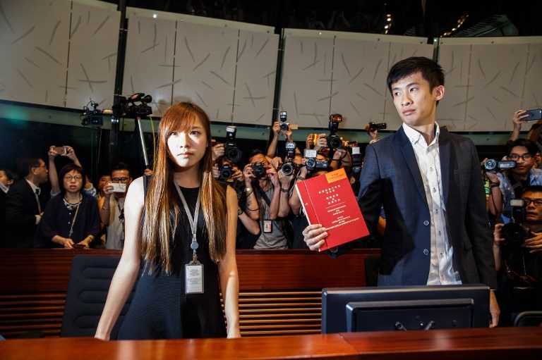 Standoff in Hong Kong legislature over pro-independence oaths