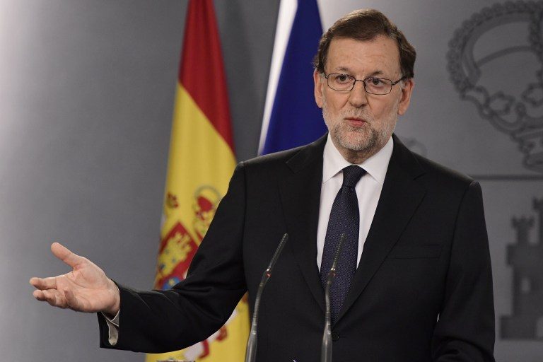 Spain PM urges calm in face of ‘authoritarian delusions’ in separatist Catalonia
