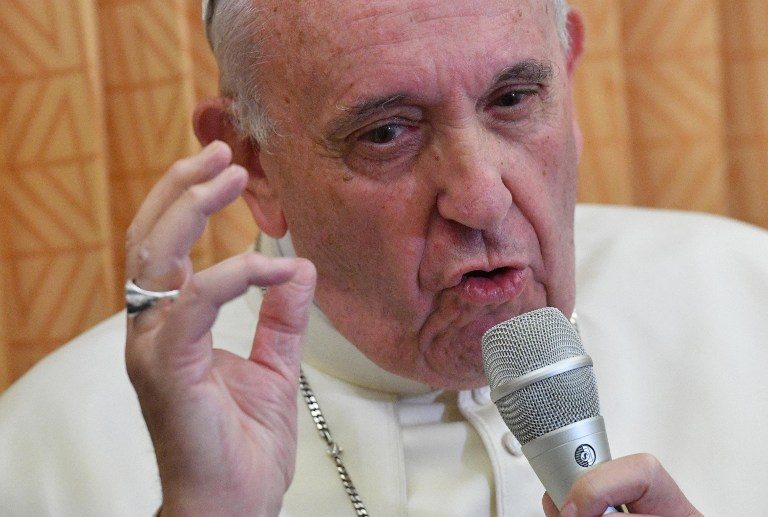 Pope says teaching gender theory is ‘indoctrination’