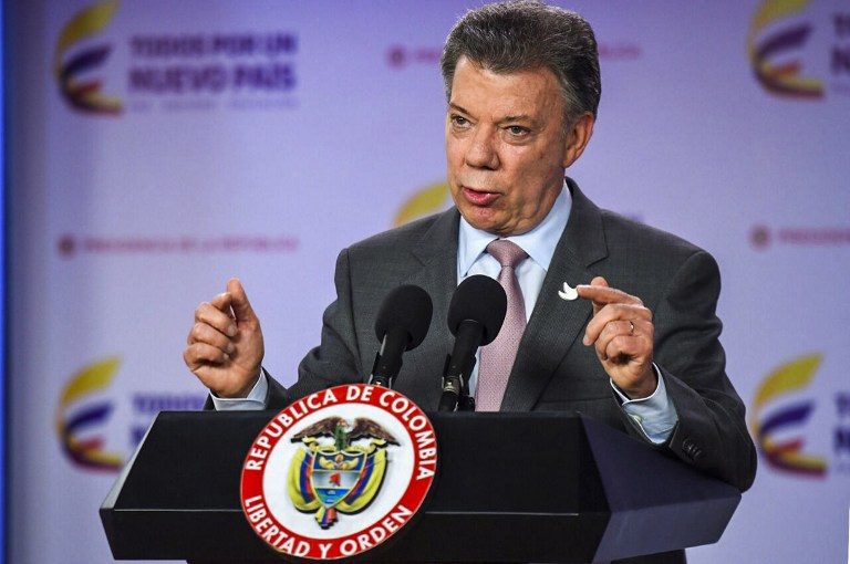 Colombia ceasefire with FARC to end October 31 – Santos