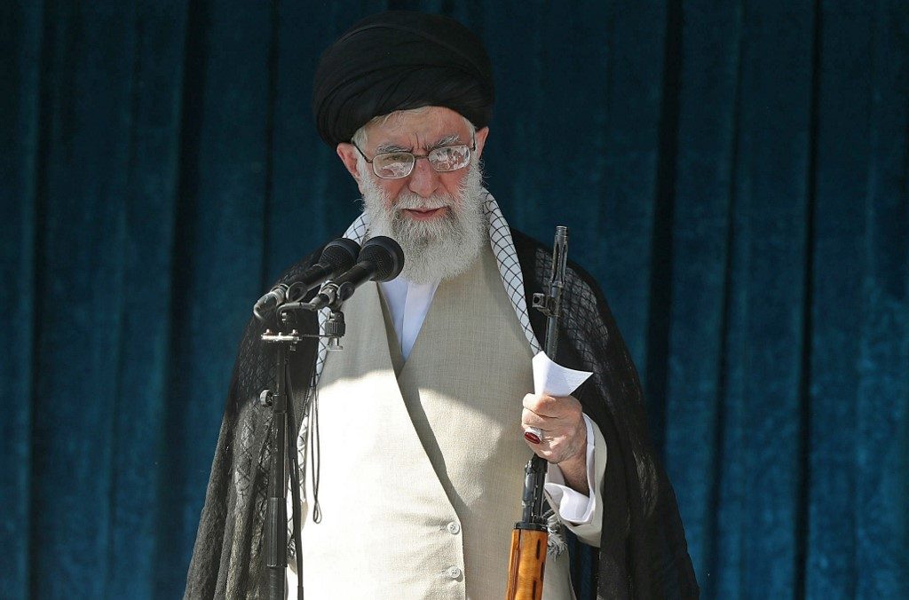 Iran leader condemns U.S. Mideast plan as ‘great betrayal’
