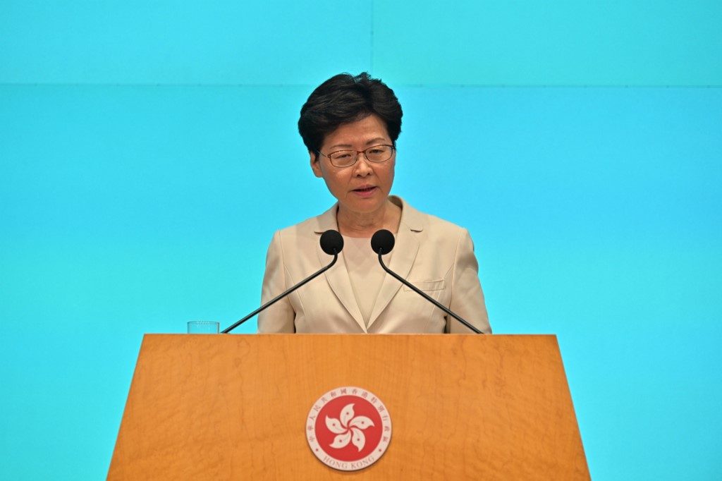 Hong Kong leader offers ‘most sincere apology’ over law turmoil