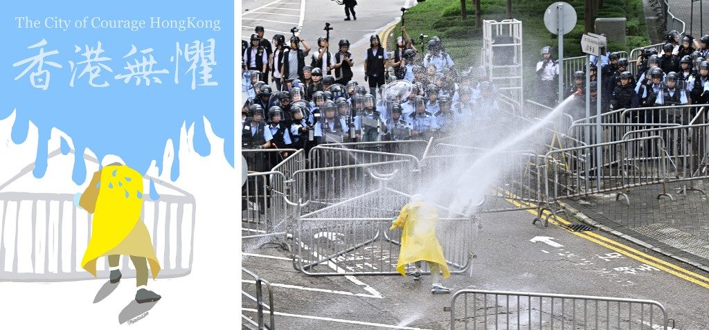 Memes, cartoons, caustic Cantonese: The language of Hong Kong’s protests