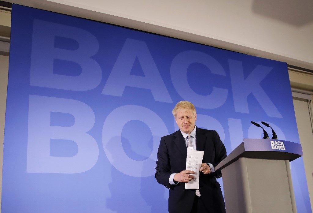 Brexit figurehead Johnson tops first-round vote for British PM