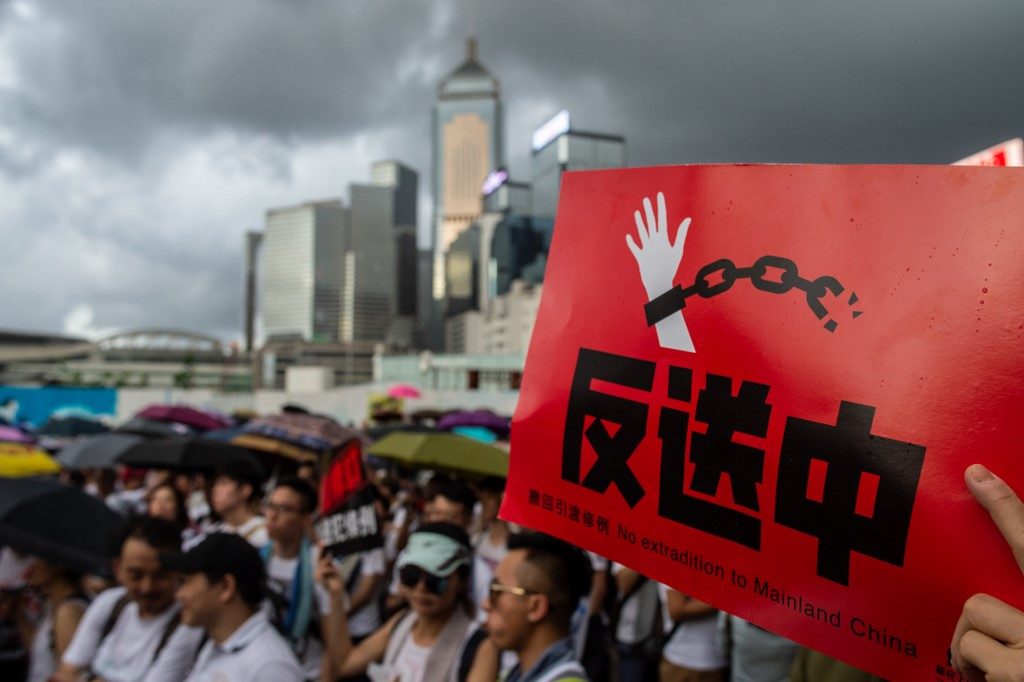 Chinese media blames Hong Kong demonstrations on collusion with West