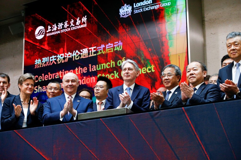 UK shares list in China, a first for foreign firms