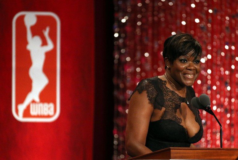 LEGEND. WNBA Hall of Famer Sheryl Swoopes hopes to mentor more girls. Photo by Jim Rogash/Getty Images/AFP 