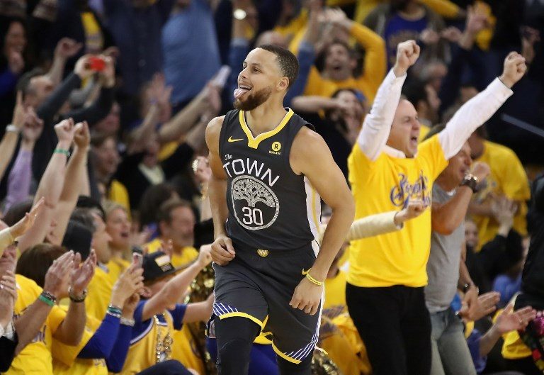 Steph Curry’s 3-point dazzlers lift Warriors halfway to NBA title