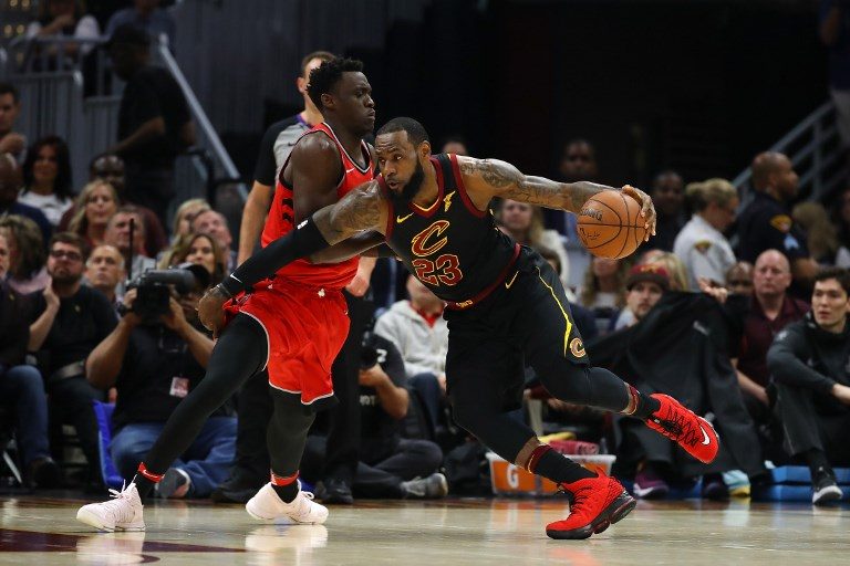 LeBron sinks buzzer-beater as Cavs push Raptors to brink of elimination