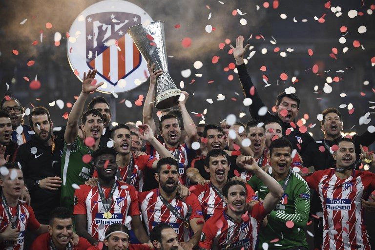 Griezmann fires Atletico Madrid to Europa League title