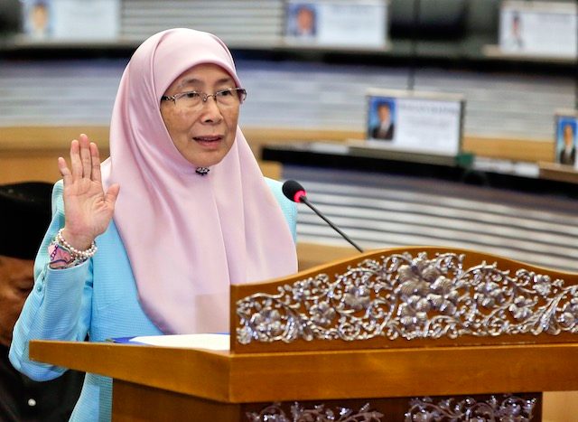 Anwar’s wife Wan Azizah takes helm of Malaysian opposition