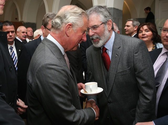 Britain’s Prince Charles meets Irish republican leader