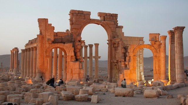 Satellite imagery confirms ISIS destruction of Palmyra temple