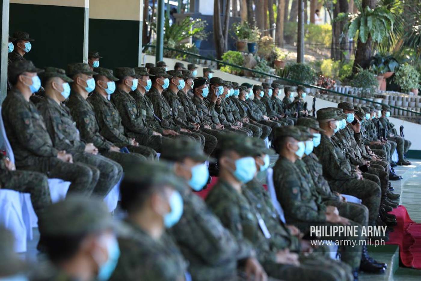 ARMY TROOPS. The Philippine Army marks its 123rd anniversary on March 23, 2020, amid an outbreak of the novel coronavirus. Photo from the Philippine Army 