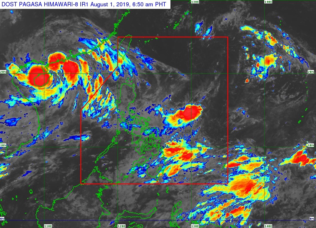 LPA trough affecting parts of PH on August 1