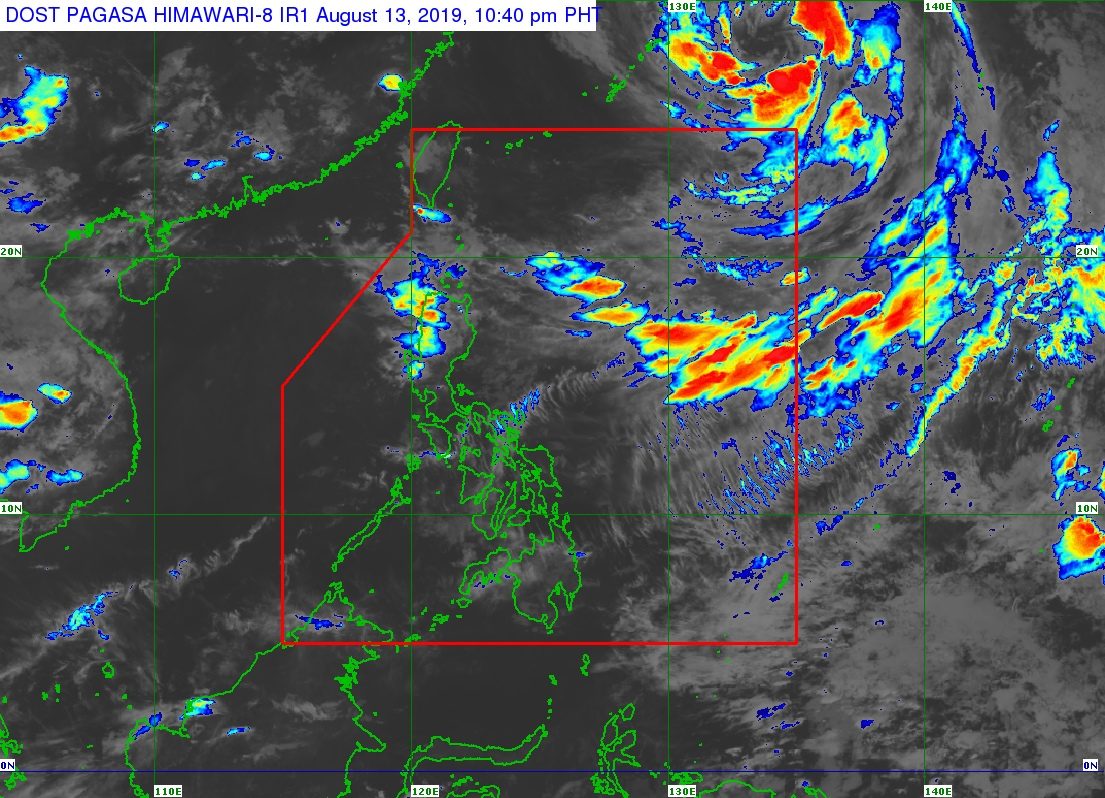 Parts of Luzon to have rain from southwest monsoon on August 14