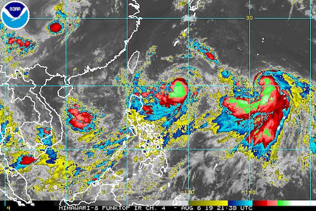 Hanna intensifies into typhoon