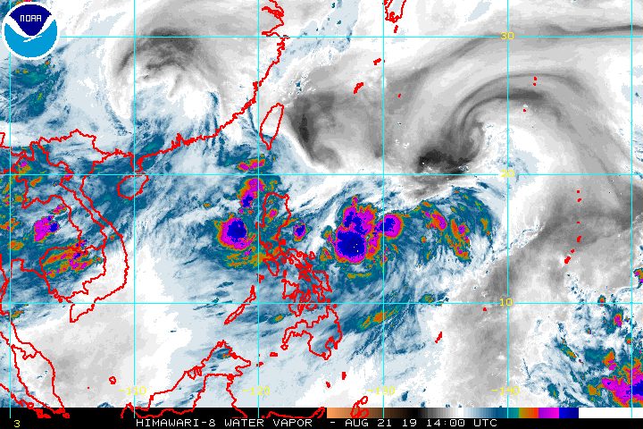Tropical Storm Ineng’s outer bands, monsoon to bring heavy rain