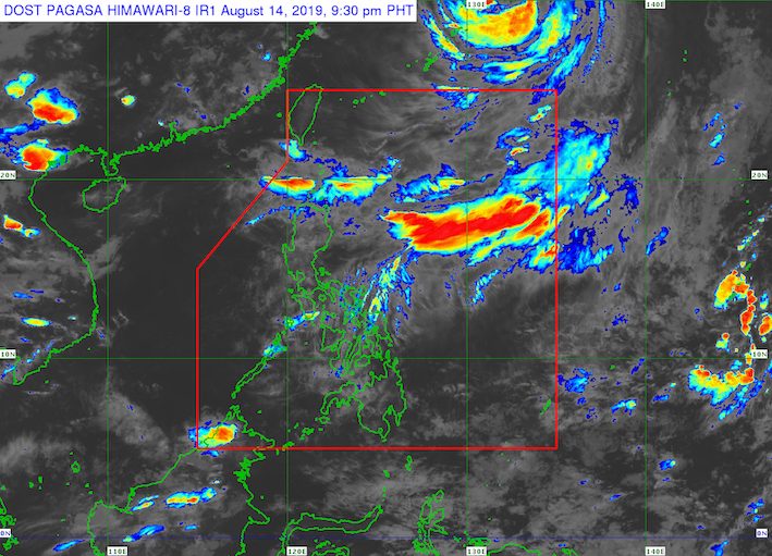 Light-heavy rain expected in parts of Luzon on August 15