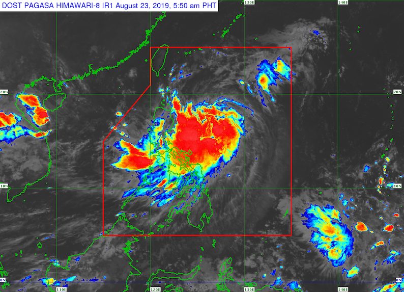 Ineng now severe tropical storm