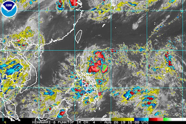 Signal No. 1 in 20 areas as Tropical Depression Jenny slightly intensifies