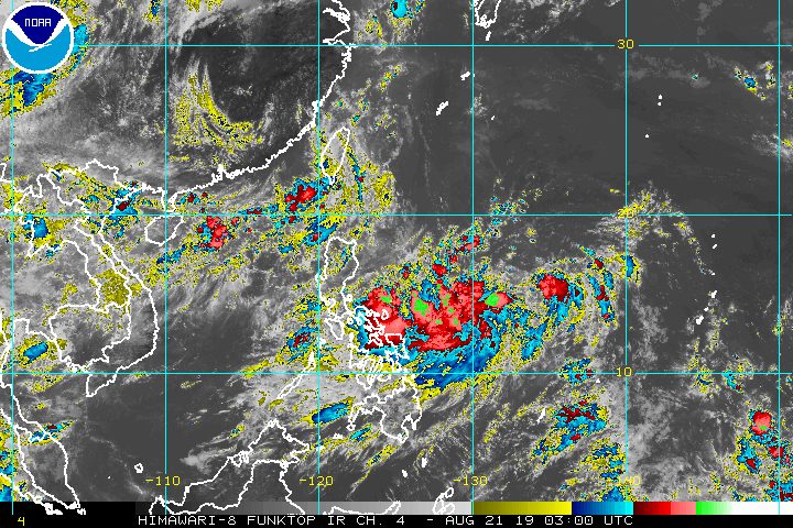 Tropical Depression Ineng slows down east of Quezon