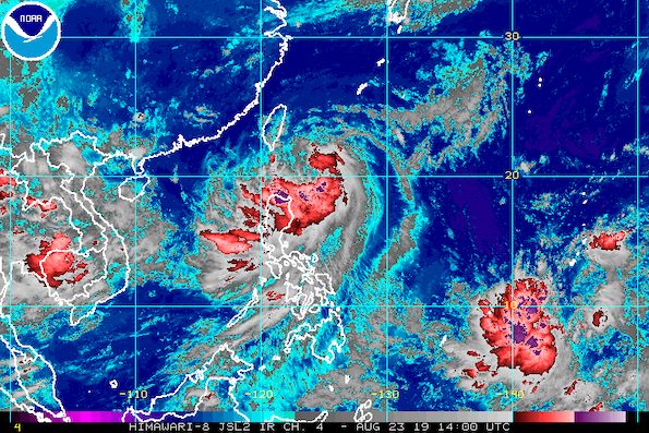 Severe Tropical Storm Ineng slightly intensifies