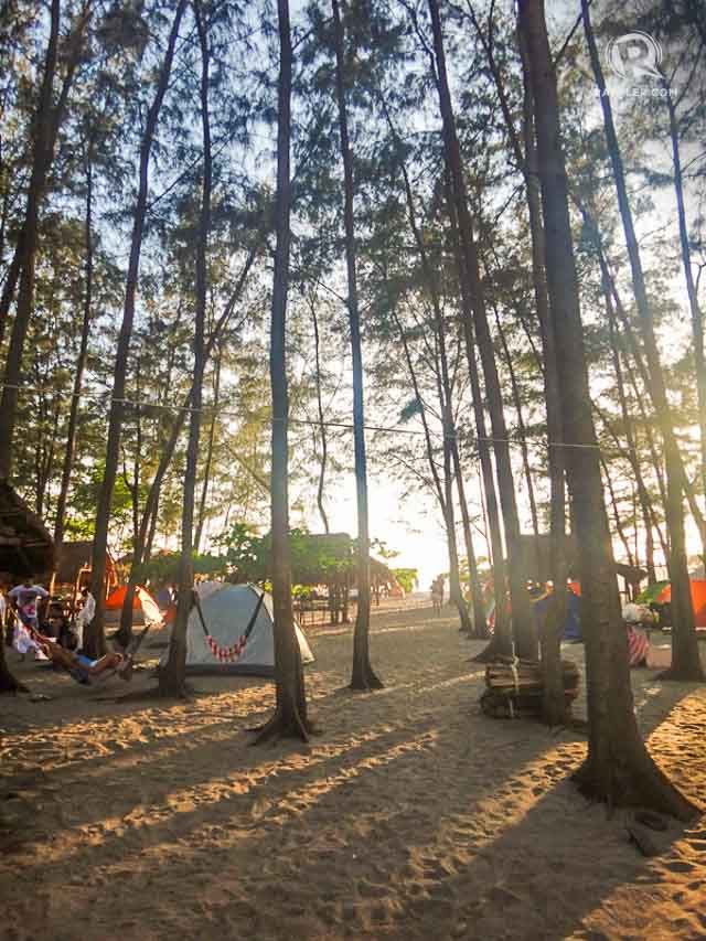 BEACH CAMPING. Camping is the way to stay in Nagsasa 