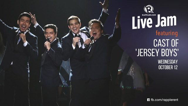 [WATCH] Rappler Live Jam: Cast of ‘Jersey Boys’