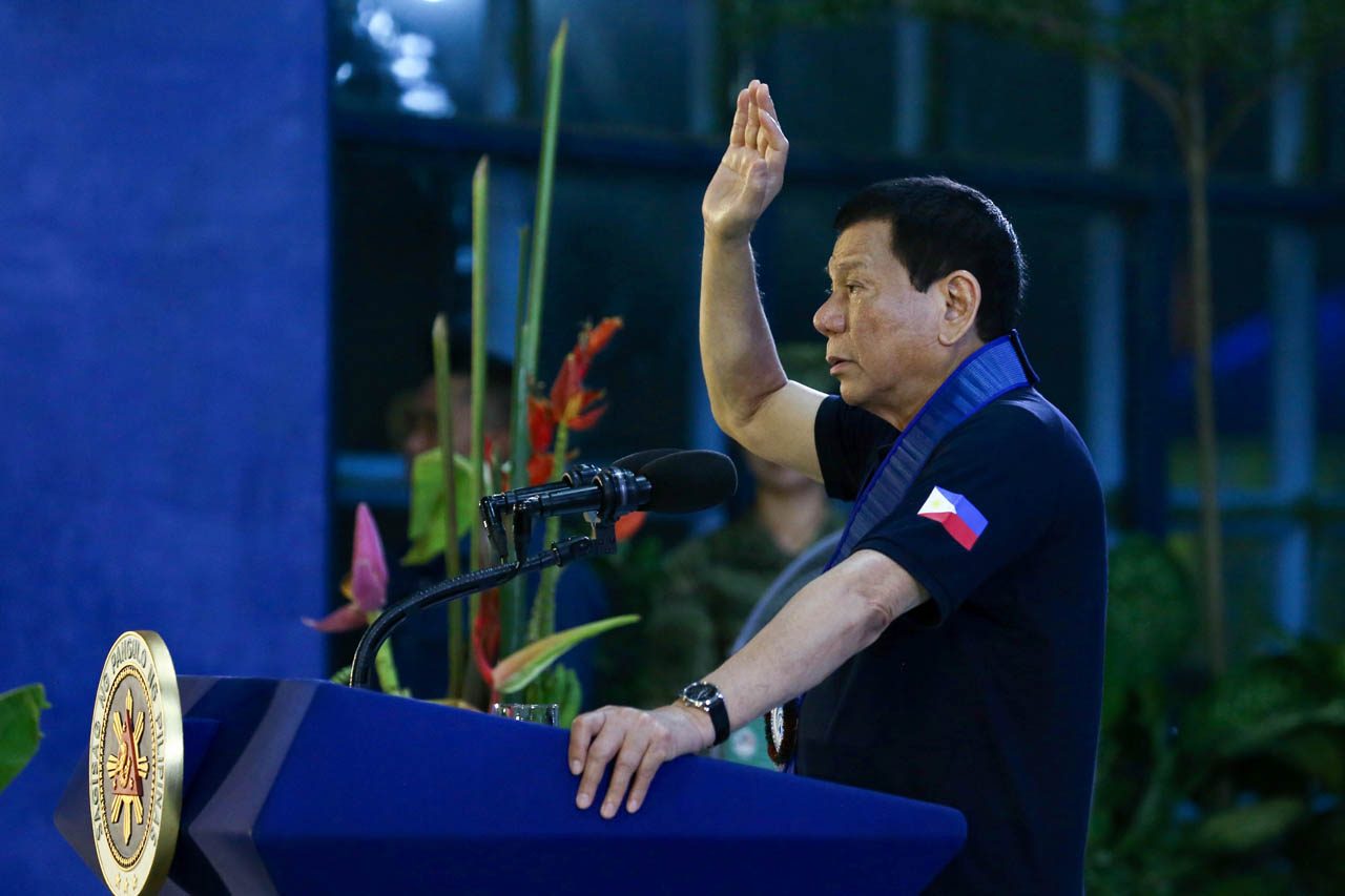 Duterte likens Magdalo party to ISIS
