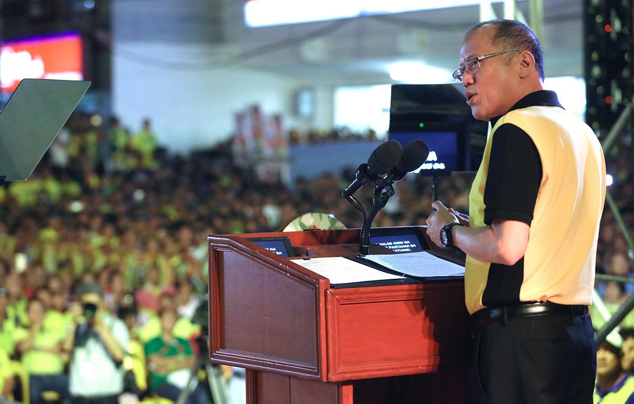 Aquino hits Poe, Duterte, Binay