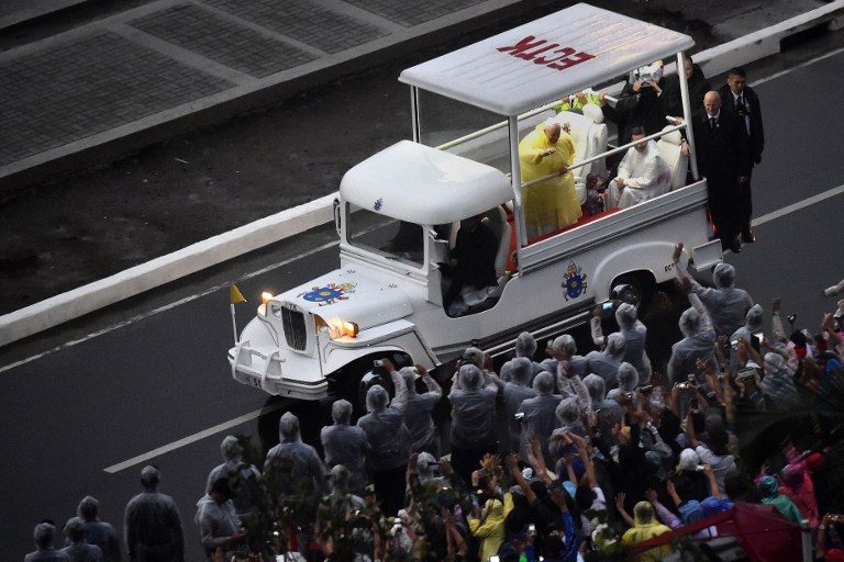 What’s a jeepney? Pope likes what his ride symbolizes