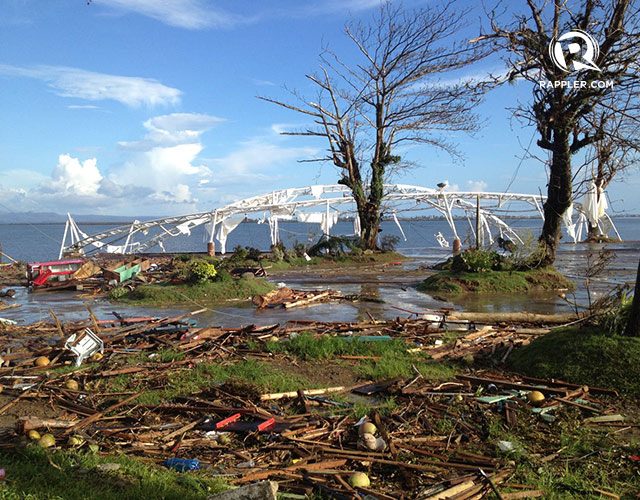DISASTERS. Typhoon Yolanda devastated Eastern Visayas in November 2013. It is the strongest recorded typhoon in Philippine history. Rappler file photo   